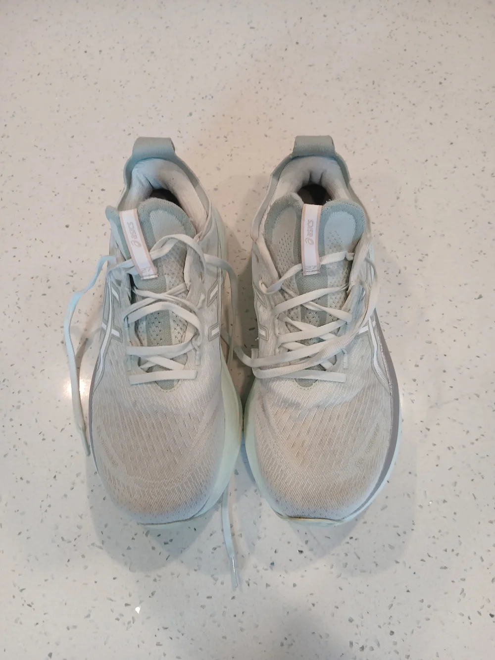 Asics light gray